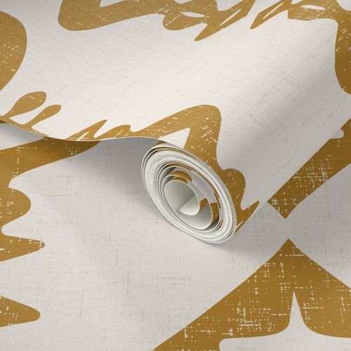 Wallpaper - Maya in Golden Sienna