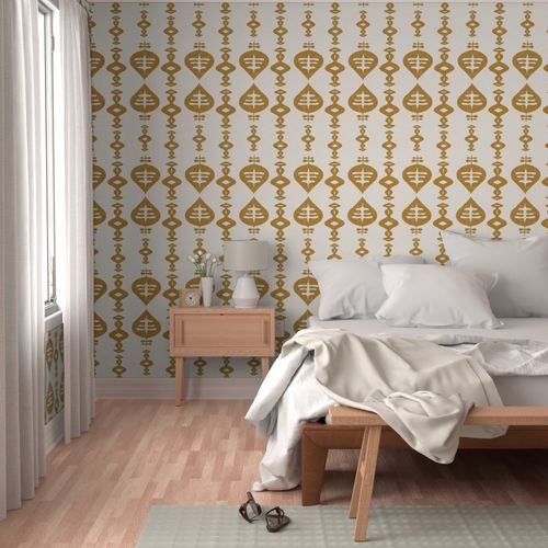 Wallpaper - Maya in Golden Sienna