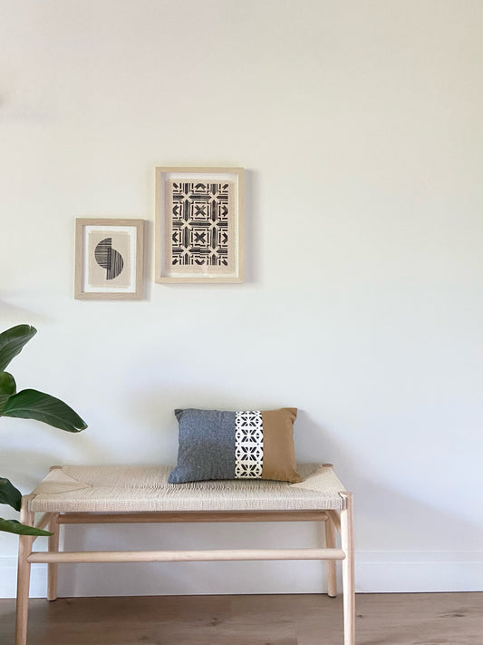 Block Printed Textile Art - Folk Art