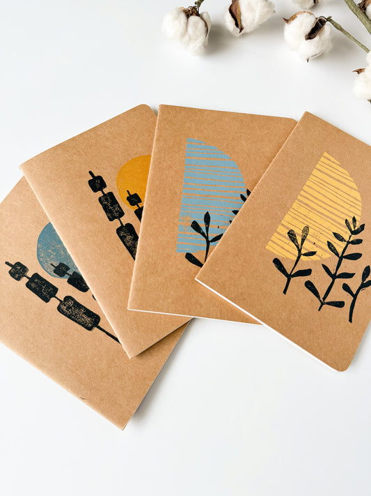 Block Printed Journal - Lined Pages