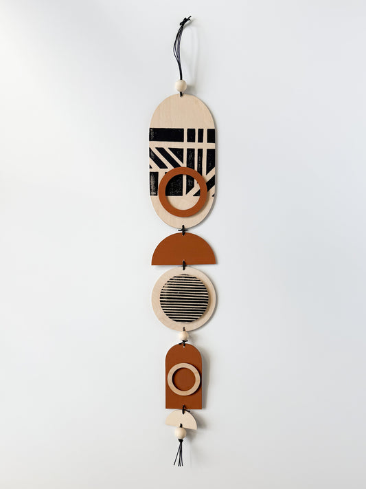 Modern Wooden Wall Hanging - 5