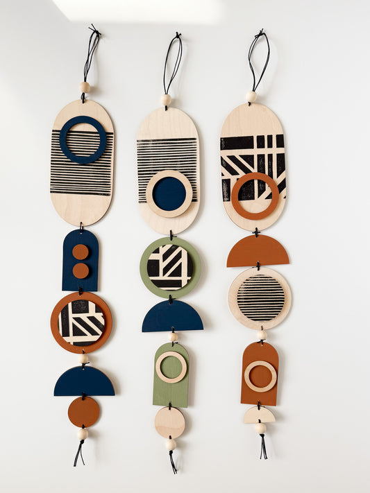 Modern Wooden Wall Hanging - 4